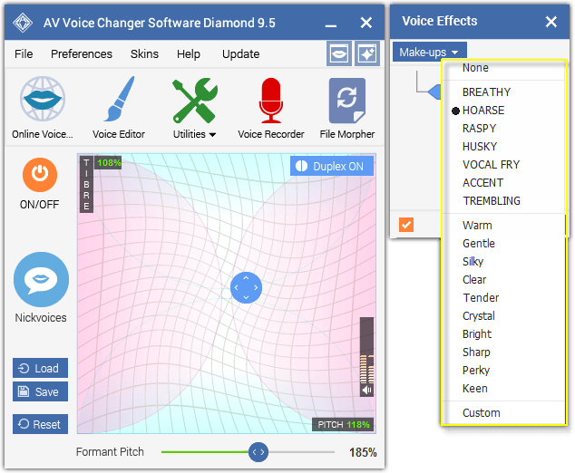AV Voice Changer Diamond Screenshot 2