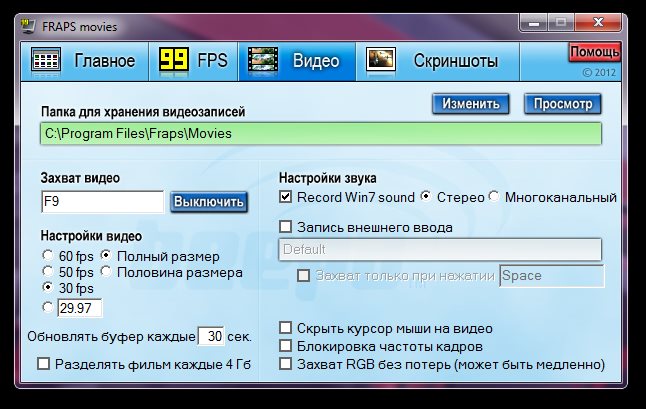 Fraps Screenshot 1
